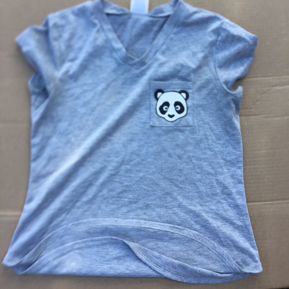 Panda grey shirt